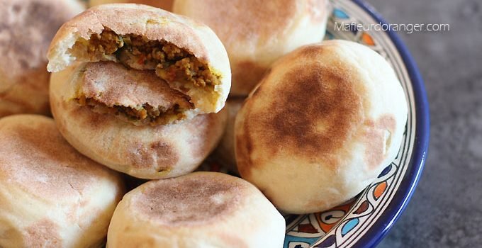 Petits batbouts farcis aux saveurs indiennes !