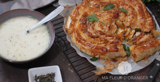 Feuilleté à la viande hachée et légumes