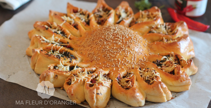 Pain tournesol farci !