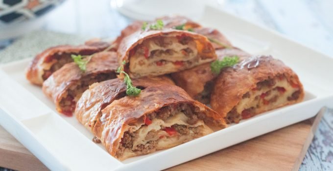 Bourek roulé ,feuilleté et délicieux !