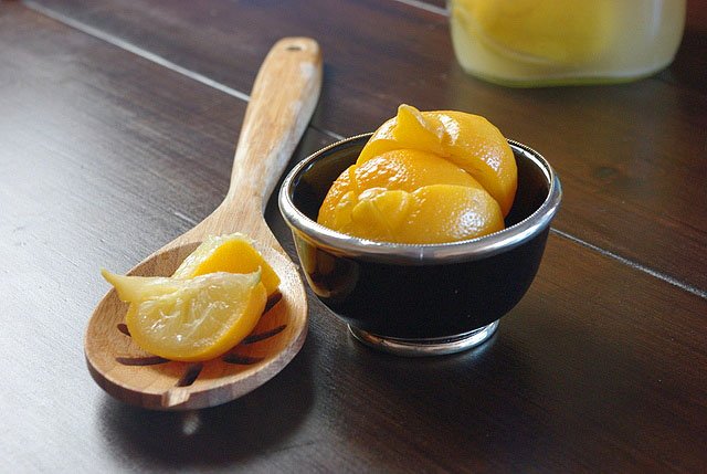 Citron confit à la marocaine