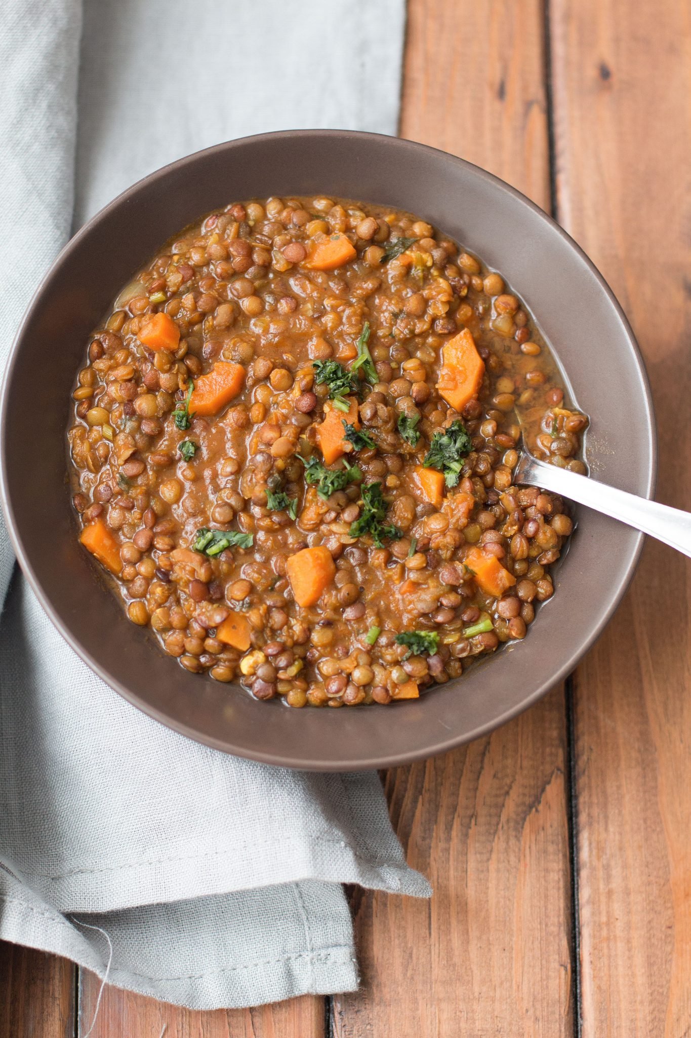 Lentilles à la marocaine